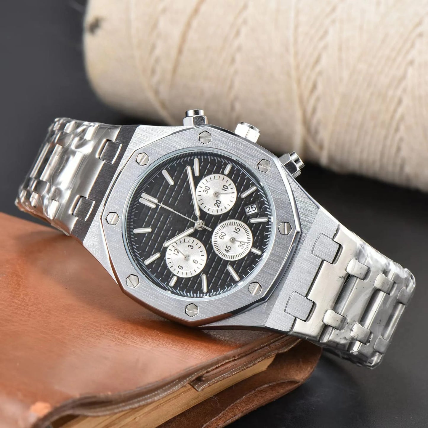 AUDEMARS PIGUET-Luxury Stain Less Steel Watch