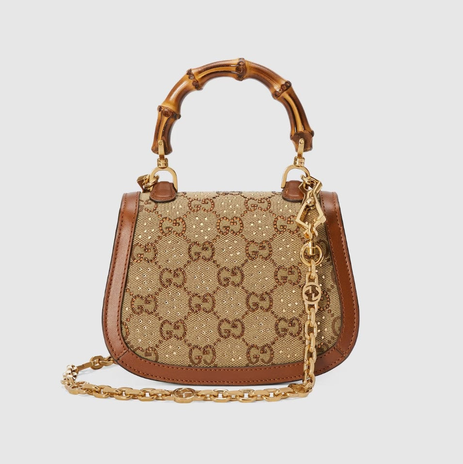 Gucci Bamboo 1947 Crystals Mini Bag – Luxury in Every Detail