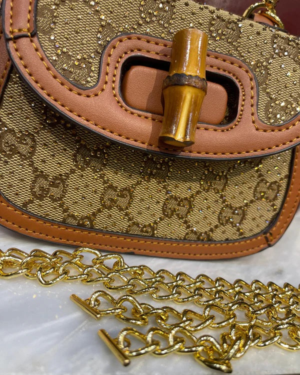 Gucci Bamboo 1947 Crystals Mini Bag – Luxury in Every Detail