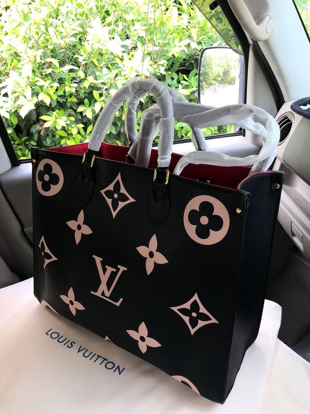 Louis Vuitton On The Go – Premium Quality, Official Model (Black/White)