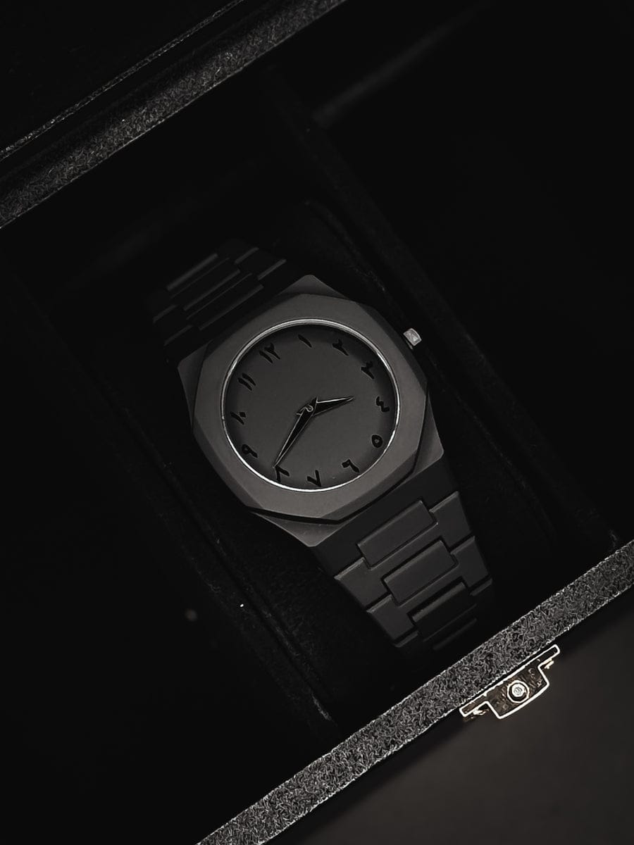 BLACK ARABIC WATCH