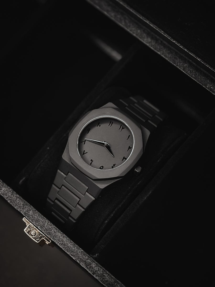 BLACK ARABIC WATCH
