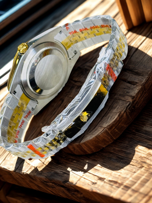 Rolex - DateJust - A White Dial Silver Gold Luxury Collection Watch