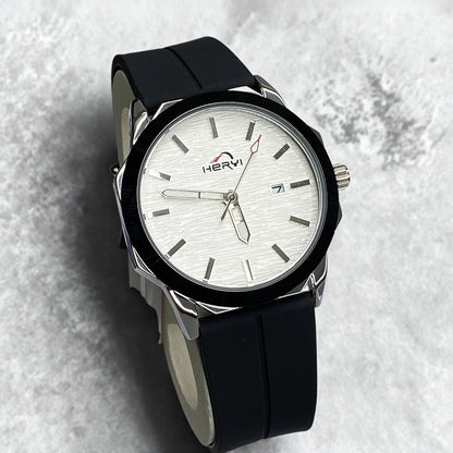 HERYI- Black Dial With Black Magnetic Strap