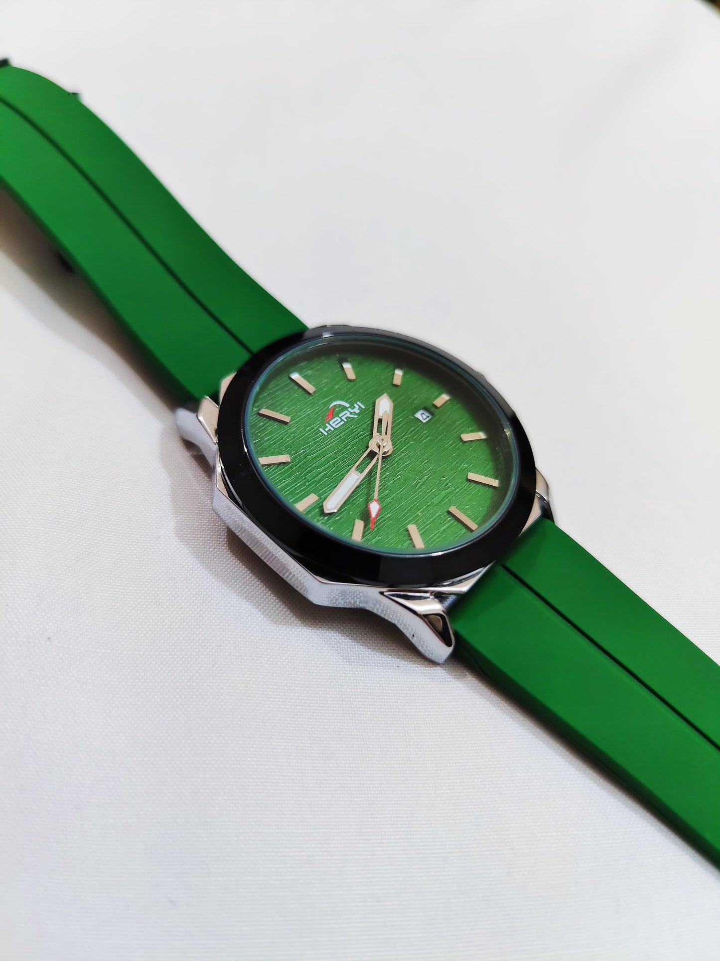 HERYI-Green Dial With Green Magnetic Strap