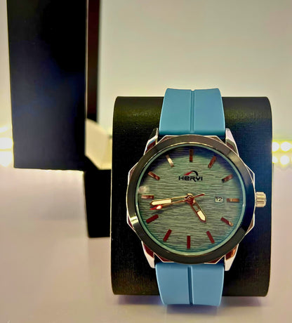 HERYI-Blue Dial With Blue Magnetic Strap