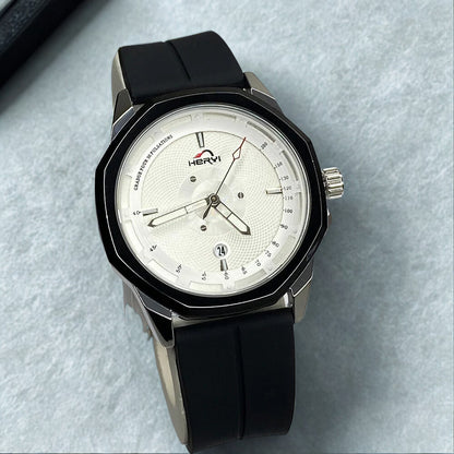 HERYI- Black Dial With Black Magnetic Strap