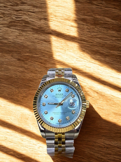 Rolex - DateJust - A White Dial Silver Gold Luxury Collection Watch