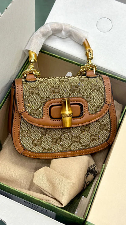 Gucci Bamboo 1947 Crystals Mini Bag – Luxury in Every Detail