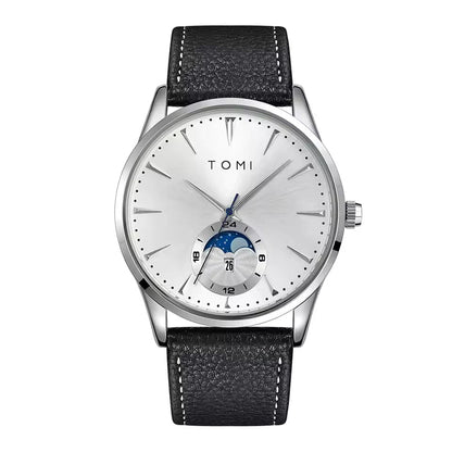 TOMI T-24 Business Luxury Men's Watch With Comfortable Leather Strap With Magnetic Lock
