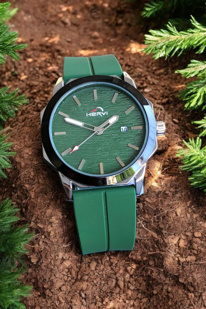 HERYI- Green Dial with Green Magnetic Strap Luxury Watch