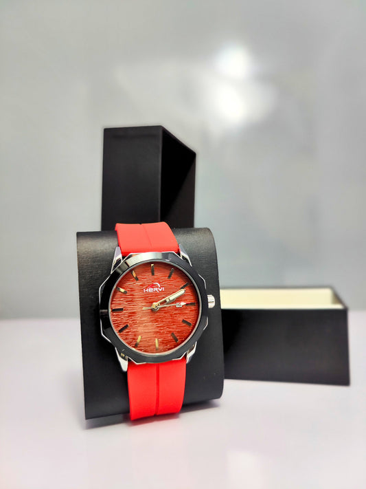 HERYI-Red Dial With Red Magnetic Strap