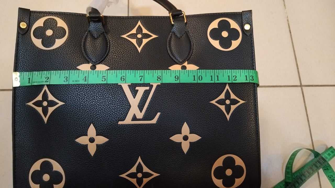 Louis Vuitton On The Go – Premium Quality, Official Model (Black/White)