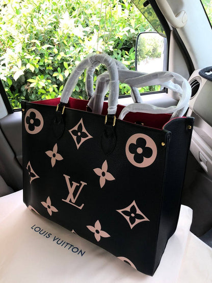 Louis Vuitton On The Go – Premium Quality, Official Model (Black/White)