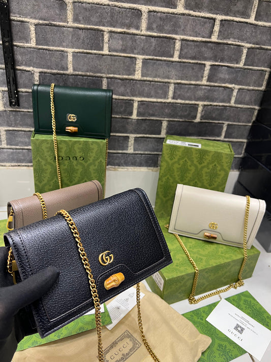 GUCCI Diana Mini – Women Bag with Bamboo Closure (Black)