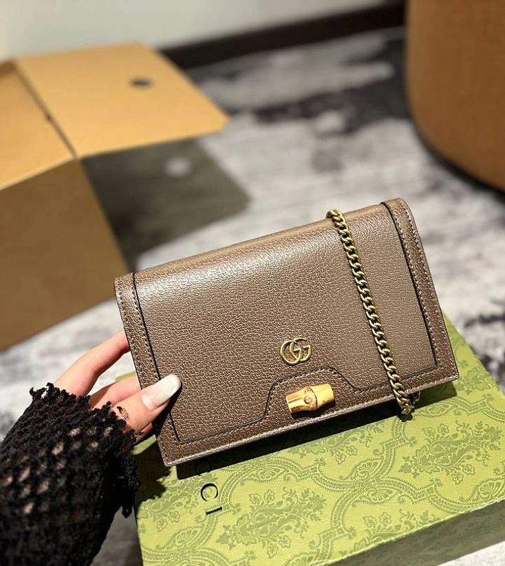 GUCCI Diana Mini – Women Bag with Bamboo Closure (Brown)