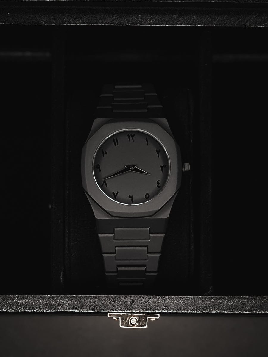 BLACK ARABIC WATCH