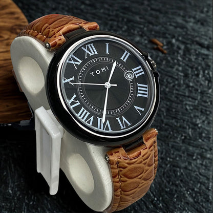 TOMI T-75 Luxury Circle Wrist Watch