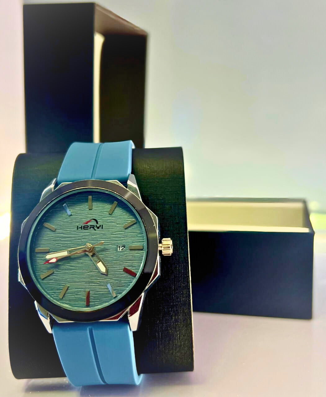 HERYI-Blue Dial With Blue Magnetic Strap