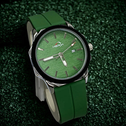 HERYI- Green Dial with Green Magnetic Strap Luxury Watch
