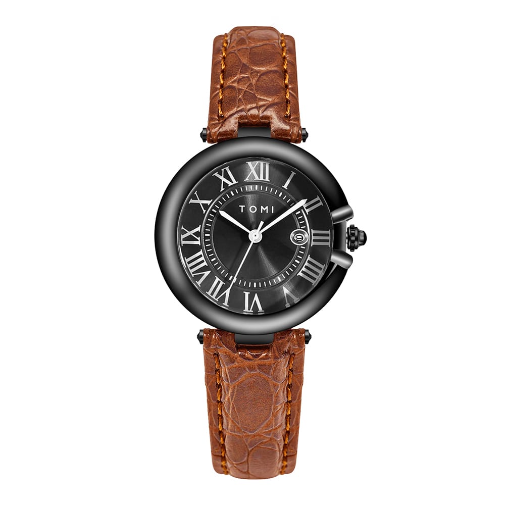 TOMI T-75 Luxury Circle Wrist Watch